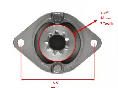 Snow Blower Starter Motor for Polaris 2410748 4170006 0645-184 5698340 AM52455, 5698340-M030SM, SMH1picture3