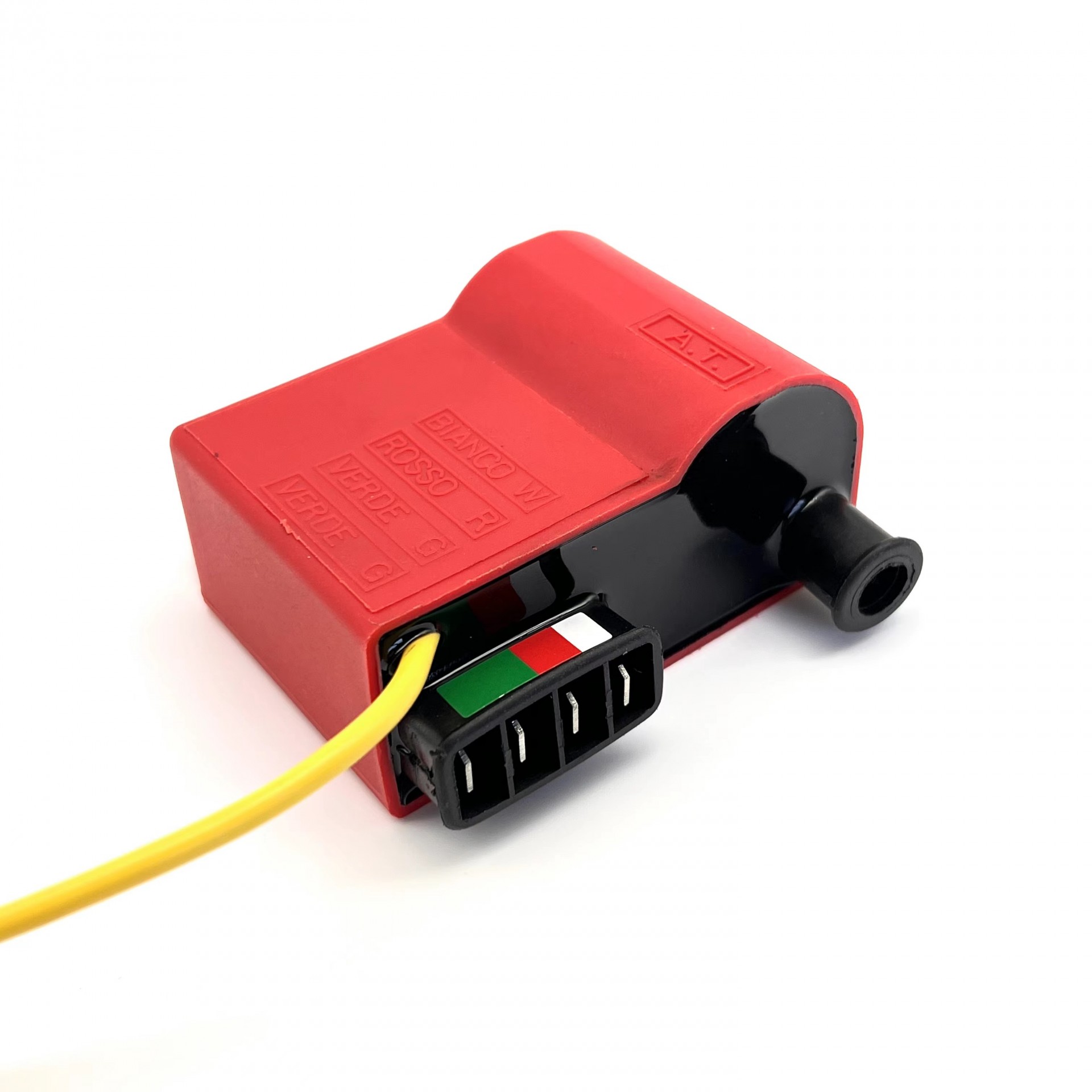 185348 Motorcycle Bobine Ignition Coil Module For Piaggio Tricycle Truck 220 Ape Mp Ht Rms P501 P601picture4
