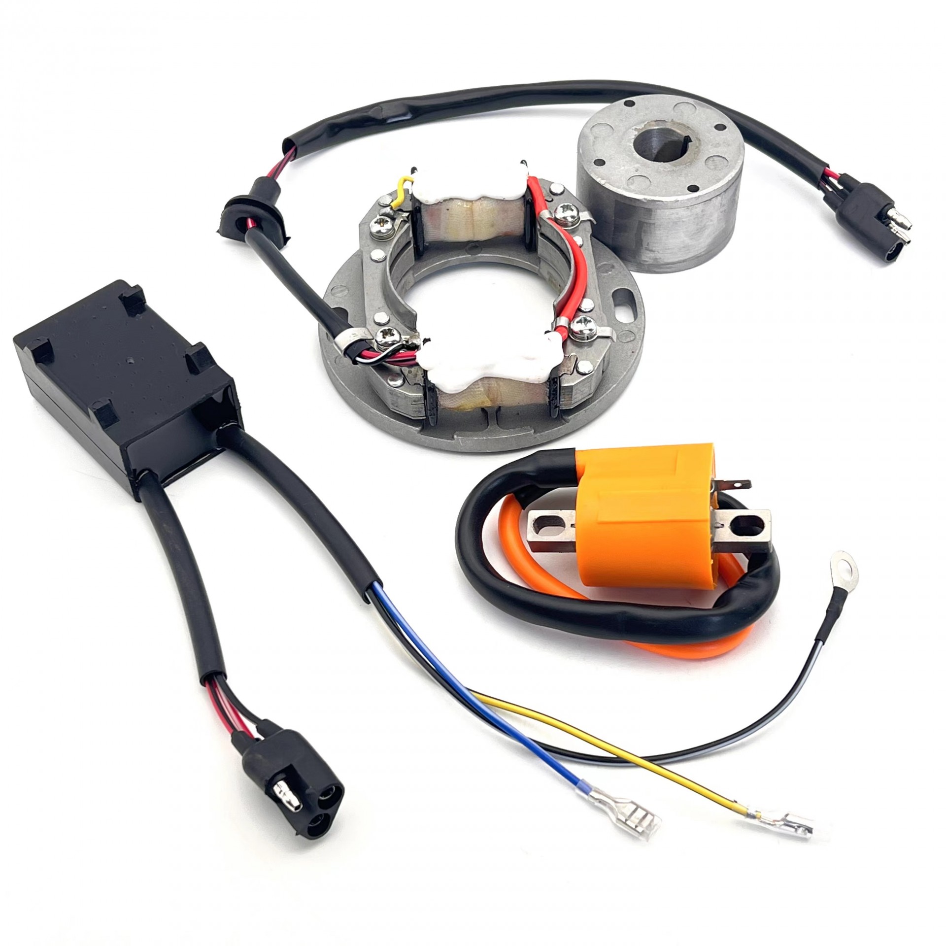 Dirt Pit Bike Motorcycle Motor Magneto Stator Rotor Ignition Coil Cdi Box Kit Set For Suzuki Dirt Bipicture3