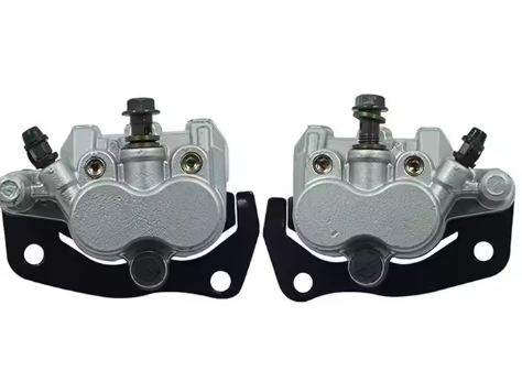 Front Brake Caliper Left and Right Set With Brake Pads for YAMAHA UTV RHINO 700 YXR 700 2008-2011 5B
