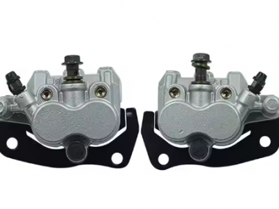 Front Brake Caliper Left and Right Set With Brake Pads for YAMAHA UTV RHINO 700 YXR 700 2008-2011 5Bpicture1