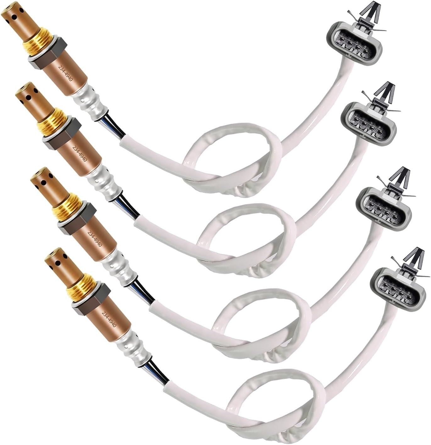 4Pcs Oxygen O2 Sensor 234-4940, 12659516, Automotive Replacement 02 Sensors Compatible with Chevrolet