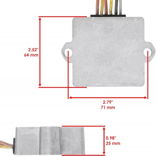 Voltage Regulator Rectifier Compatible with Mercury Marine 40 40Hp 4-Stroke 1999-2006picture5