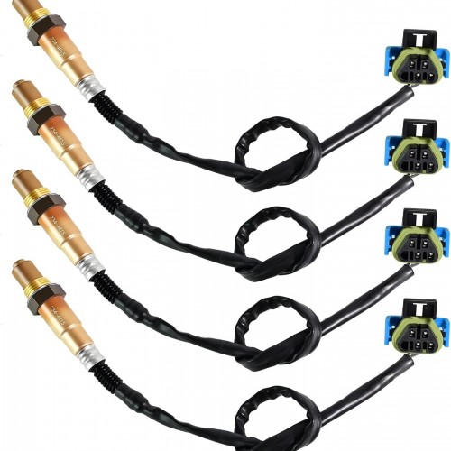 4Pcs Oxygen O2 Sensor 250-24649, 234-4815, 15494, Automotive Replacement 02 Sensors Upstream Downstream Compatible with Chevroletpicture2