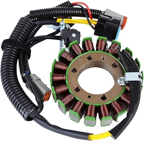 New Stator Coil for Ski-Doo Grand Touring, Renegade, MX Z, Summit, GSX (500, 600, 800) 2008-2017 / Lynx Xtrim | Replaces 420889904, 420889907, 420889909, 420889908