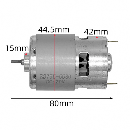 Lawnmower Motor Model 755 20V Motor Optical Shaft D-Shaft Micro Motor 04596picture3