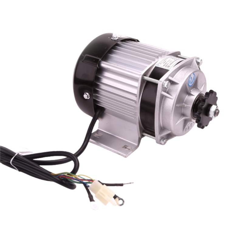350W 36/48V Permanent Magnet DC Geared Motor Brushless Center Motor Electric Tricycle Beach Bike BM1418ZXF
