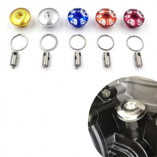 Motorcycle Safety Oil Plug Dirt Bike Engine Parts Oil Filler Fuel Filter Tank Cover for ZONGSHEN NC250 NC450 KAYO BSEpicture5