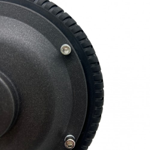 6 inch magnetic encoder motor 12V/48V DC brushless motor black cover dual axle hub motorpicture4