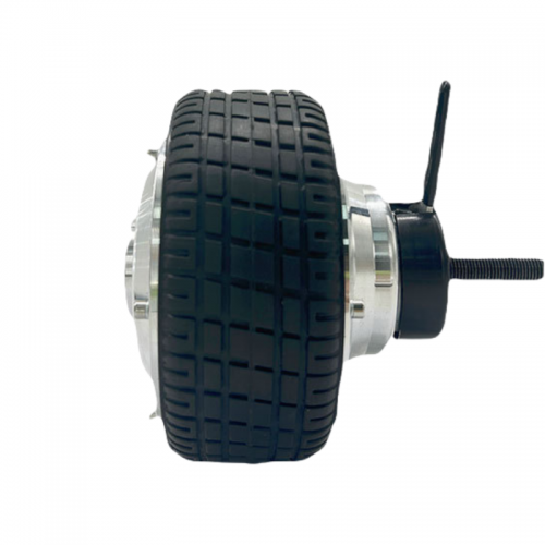6 inch single shaft silver cover electromagnetic brake motor high torque DC brushless mobility scooter electric car motorpicture2