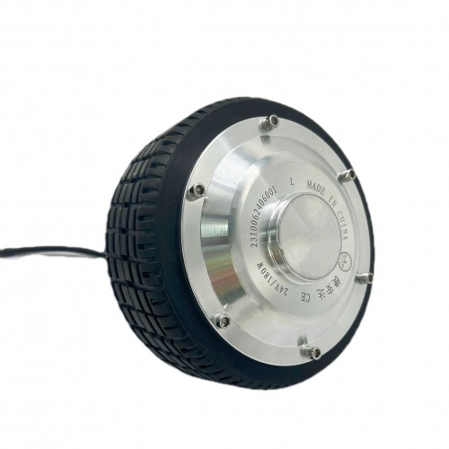 6 inch single shaft silver cover electromagnetic brake motor high torque DC brushless mobility scooter electric car motorpicture4