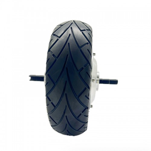 9.5 inch hub motor dual axle silver cover 48V DC brushless mobility scooter electric car mutepicture4