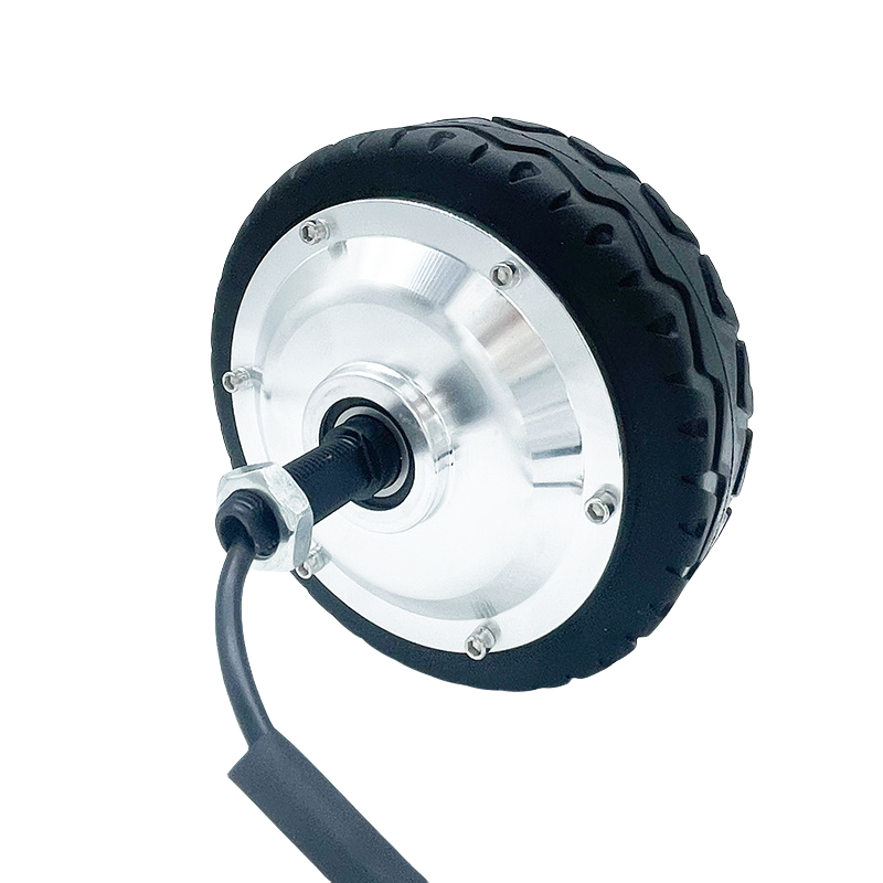 6.5 inch thin model high torque brushless DC wheel motor 24v energy saving servo motor