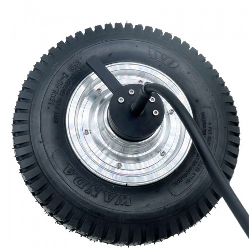 13 inch single and dual axis electromagnetic brake motor small logistics intelligent robot waterproof wheel motor