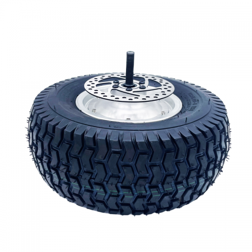 Golf cart 13 inch high power silver cover single shaft disc brake motor go kart bumper car electric