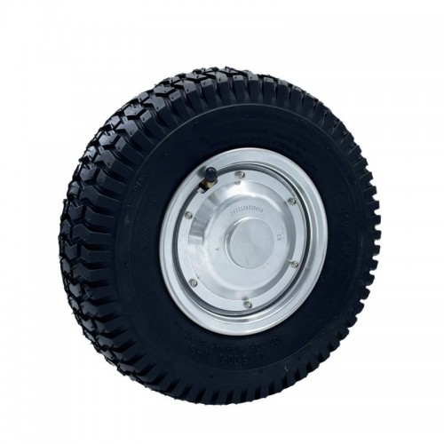 13 inch silver cover DC brushless wheel motor off-road tires golf cart single and double side axle motorpicture4