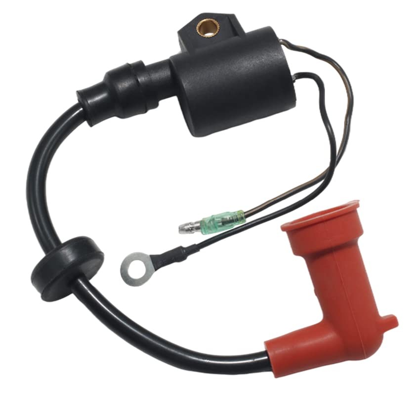 Ignition Coil 61N-85570-00 61N-85570-10 Ignition Coil for Yamaha 1994-2012 20HP 20, 1994-2016 25HP 25, 1998-2012 30HPpicture1