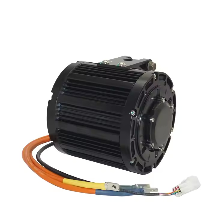 100kmh Electric Bike Sprocket Adapter with 3000W Intermediate Drive Permanent Magnet Brushless