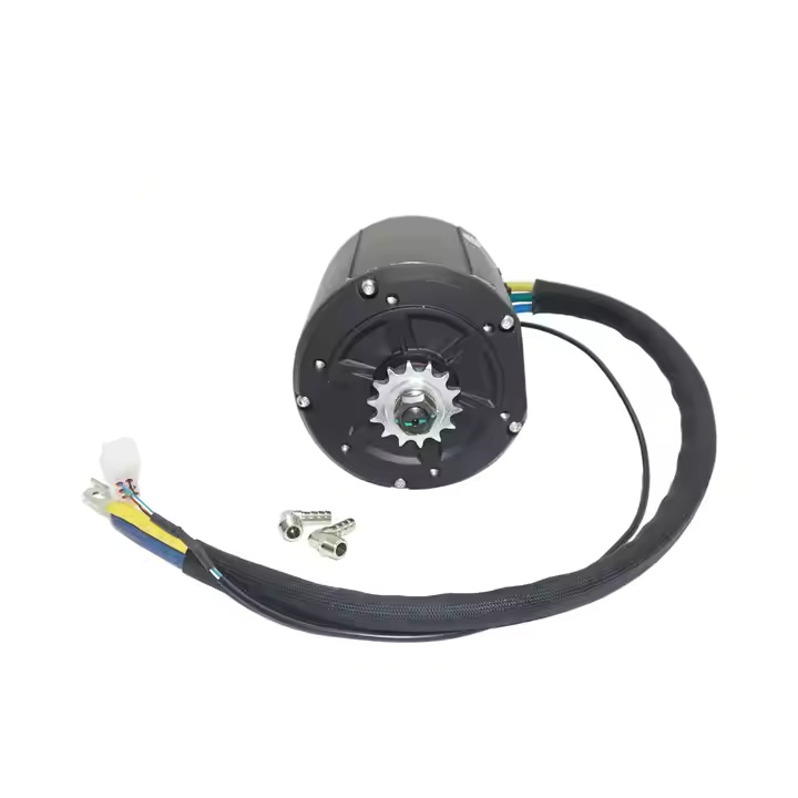 QS138 90H 7500W 72V 100KPH IPM PMSM New Liquid Cooled 100kph Impeller Motor