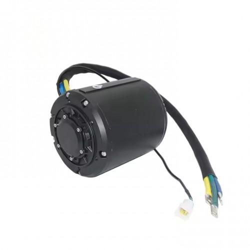 Liquid Cooled 138 4000W 90H 72V 110KPH Motorcycle Center Motor Speed 110KPHpicture2