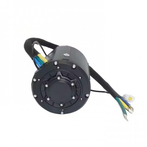 Liquid Cooled 138 4000W 90H 72V 110KPH Motorcycle Center Motor Speed 110KPHpicture3
