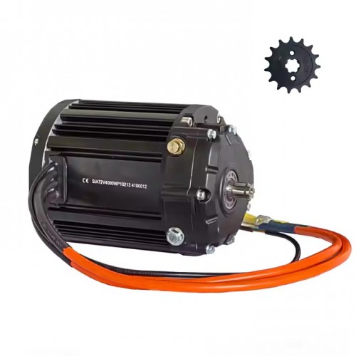 QS138 90H 4000W V3 High Speed Mid Drive Motor New Condition Motorcycle Motorpicture2