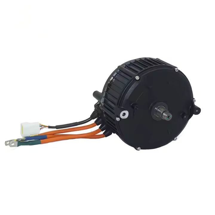 165 5000W 35H V2 Encoder New Condition PMSM Mid Drive Motor for E-Bike or Dirty Bikepicture1