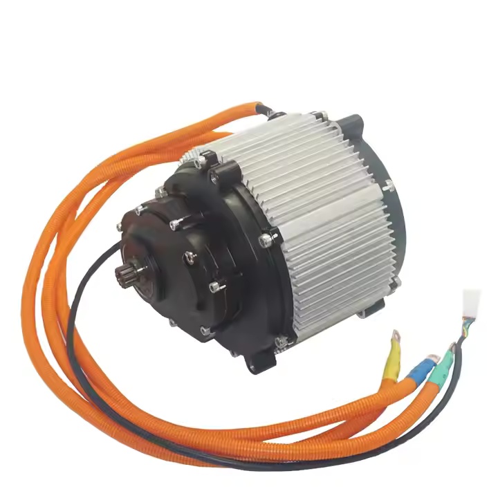 High power SIA200-50 12000W 150KPH center drive motor with gearbox for electric motorcyclepicture1