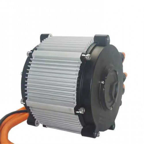 High power SIA200-50 12000W 150KPH center drive motor with gearbox for electric motorcyclepicture4
