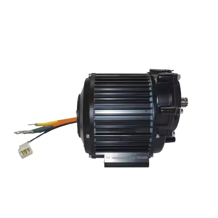 72V 80KPH QSJ138 55H 2500W Center Drive Motor with High Speed Motorcycle Transmissionpicture1