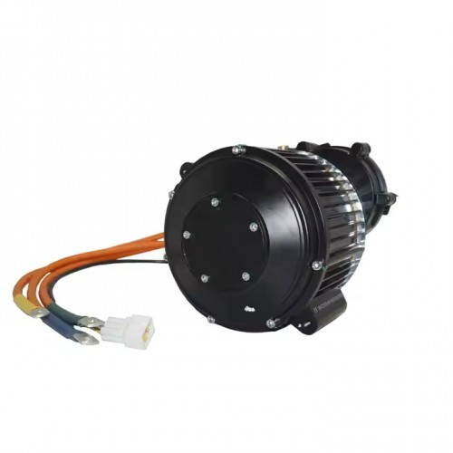 72V 80KPH QSJ138 55H 2500W Center Drive Motor with High Speed Motorcycle Transmissionpicture3
