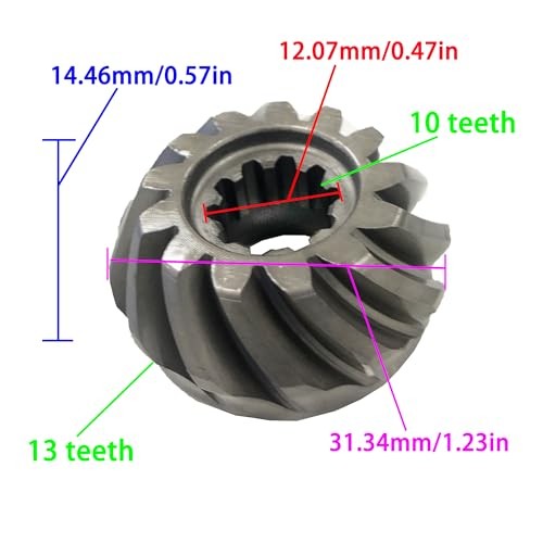 63V-45551-00 Pinion & 6E7-45560-00/01 Forward & 6E7-45570/45571-00  Gear Set for Yamaha 9.9HP 15HP 9.9E 15Epicture4