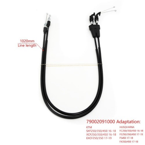 Motorcycle Throttle Cable TH23 For KTM SXF/XCF/EXCF250-450 17-19 For HUSQVARNAFC/FE/FX250-450 17-18 79002091000picture2