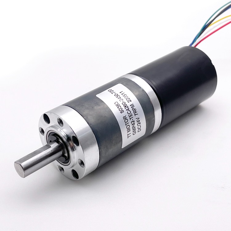 GMP42-TEC4260 DC 12v 24v Low Speed Motor Brushless Planetary Gear Motorpicture1
