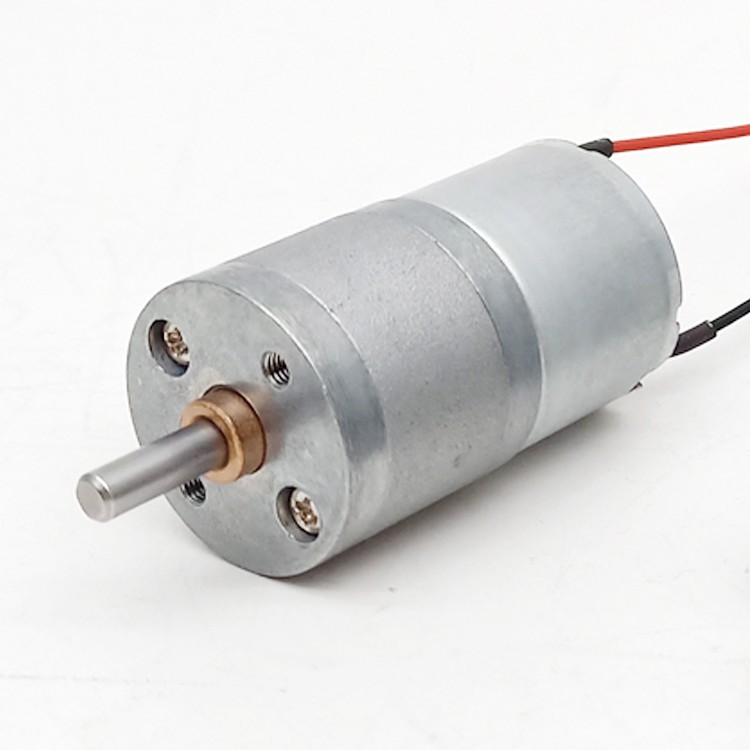 GM25-320SH DC 12V 24V Centric Output Shaft 25mm Diameter High Torque Geared Motor
