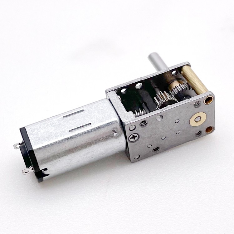 TWG1220-N30VA 90 Degree Output Shaft DC Worm Gear Motor