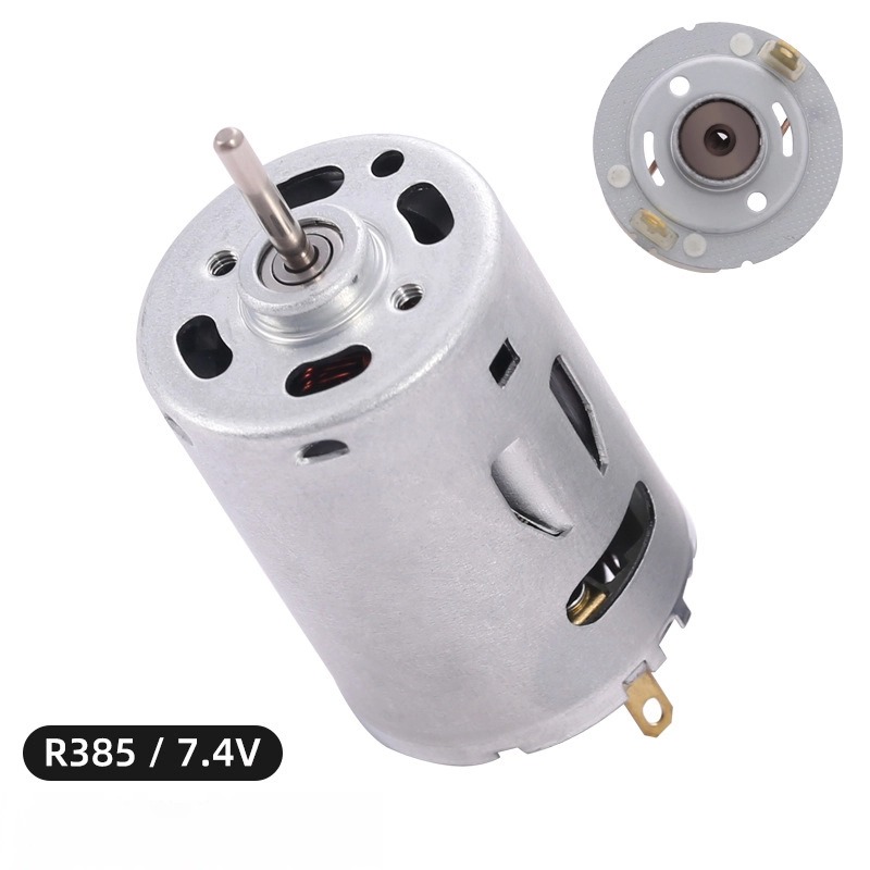 R385 7.4V high speed single ball motor micro motor vacuum cleaner high torque vibration motor DC storm gun motor