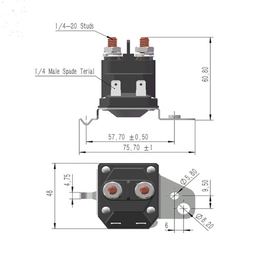 725-06153A 725-06153 Starter Relay for Cub Cadet XT1 XT2 Enduro RZT LT1 ZT1 ZT2 MTD Troy Bilt Yard Man Husky Yard Machines Craftsman Zero Turnpicture2