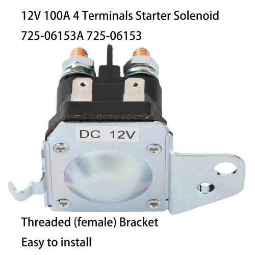 725-06153A 725-06153 Starter Relay for Cub Cadet XT1 XT2 Enduro RZT LT1 ZT1 ZT2 MTD Troy Bilt Yard Man Husky Yard Machines Craftsman Zero Turnpicture5