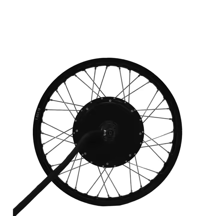 QS205 High Power Motorcycle Hub Motor with 17x1.6-inch Rear Wheelpicture1