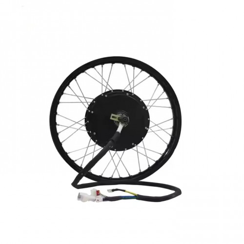 QS205 High Power Motorcycle Hub Motor with 17x1.6-inch Rear Wheelpicture4