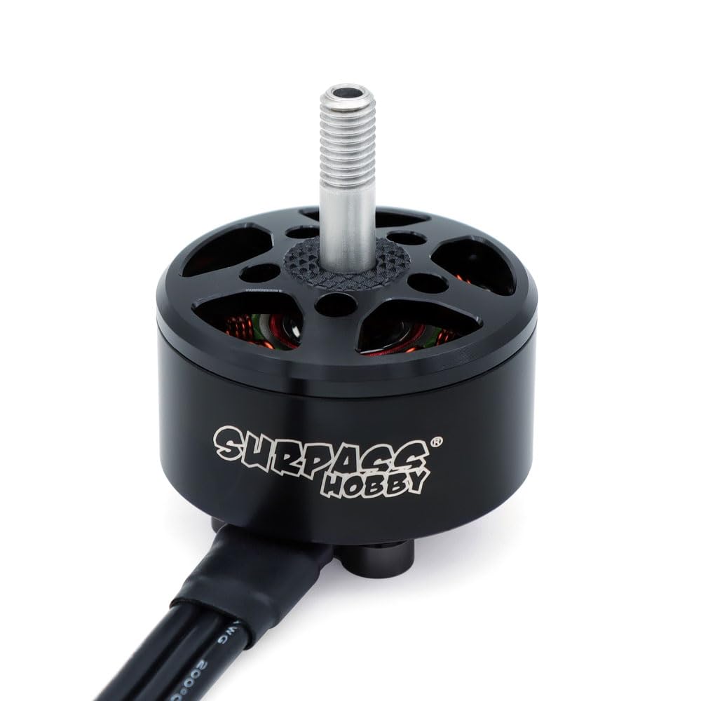 HHO2812 900KV FPV Motors Brushless CW/CCW 5S-6S for Racing Drone Quadcopter with 250mm 18AWG Silicone Wires(Black)