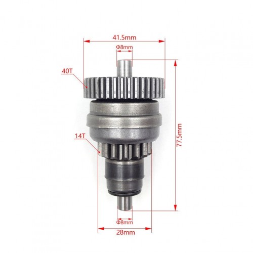 Starter Motor Bendix for KTM EXC XC XCW HUS QVARNA TC TE TX GASGAS EC EX 250 300 55440126000picture3