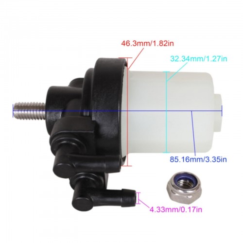 Fuel Filter for Tohatsu Nissan Mercury Mercruiser Quicksilver Outboard M MFS NS NSF 35HP - 90HP 2/4-stroke Enginepicture3