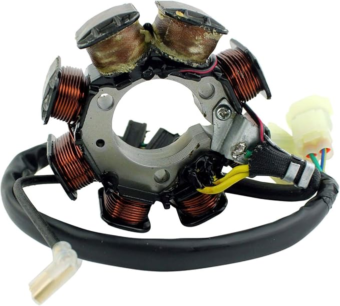 Generator Stator with Honda TRX250TE TRX250TM Fourtrax Recon TRX 250 TM TE 2005-2021，31120-HM8-B01 31120-HM8-B00