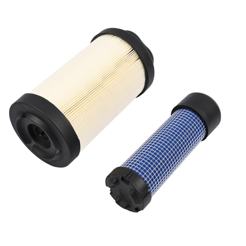 Inner and Outer Air Filter Set Compatible with John Deere 1023E 1025R 1026R 2025R 2026R 2400 2550 2700 2750, Replace LVU34503 LVU34504picture1