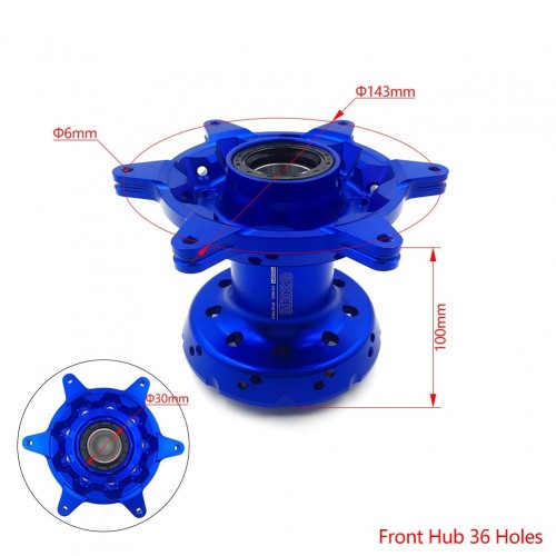 Motorcycle CNC Front Rear Wheel Hub 36 Holes Rims Spokes for KTM SX XC HUSQVARNA FC TC GASGAS MC EXpicture6