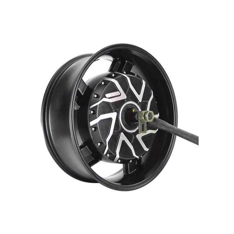12000W Electric Motorcycle Hub Motor with 6.0x17 Wheel
