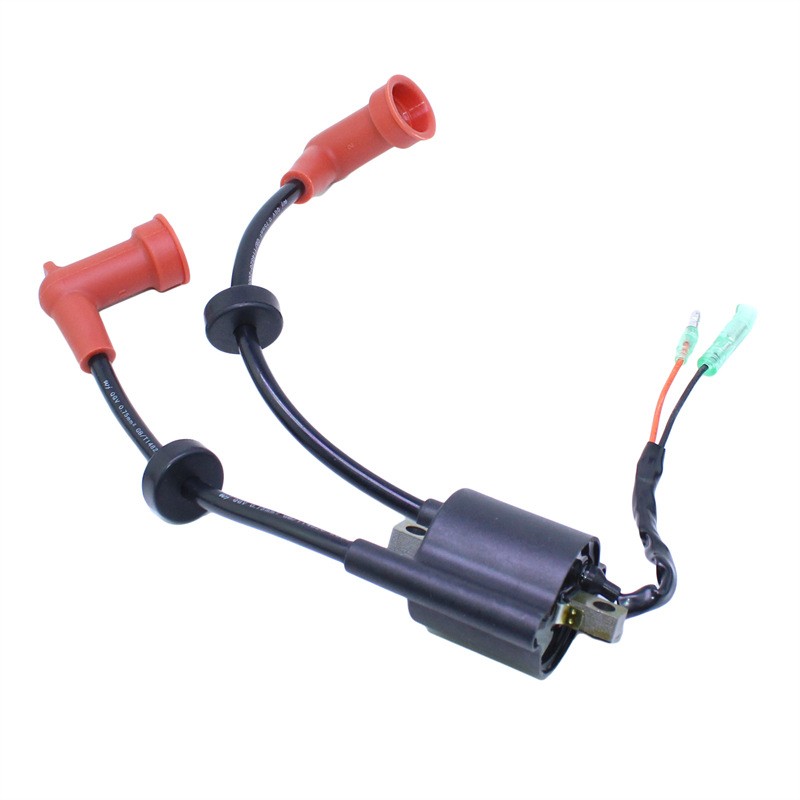 Ignition Coil for 6B4-85570-00 6B4-85530-00 TE15-05000400 for Yamaha Outboard 9.9HP 15HP E M 2-stroke