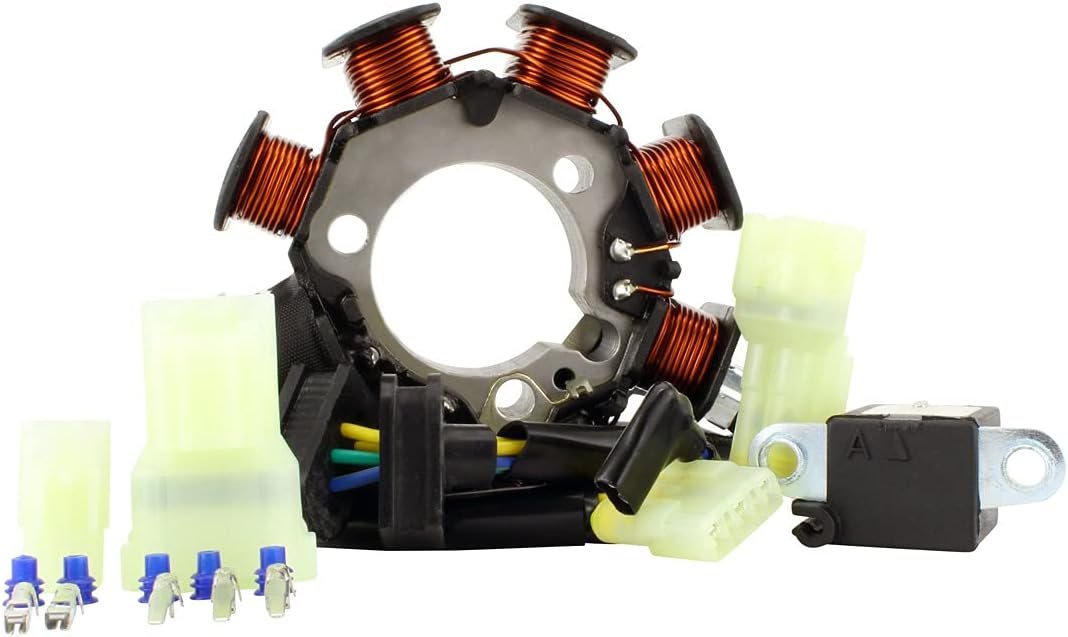 Generator Stator with  Honda TRX 250 EX Sportrax 2006-2008 | TRX 250 X 2009-2024 ， 31120-HN6-A30 31120-HN6-A31